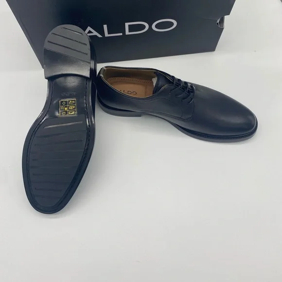 ALDO Formal Leather Men's Black Nodales - NWT - Picture 6 of 8